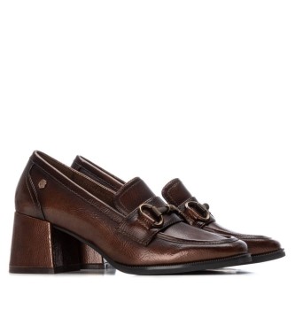 Carmela Leren schoenen 162536 bruin