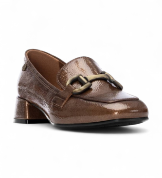 Carmela Ldermockasiner 162539 brun
