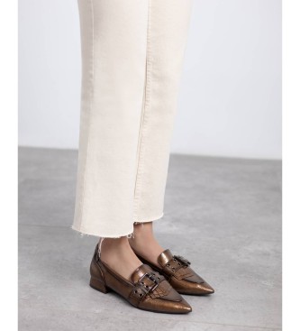 Carmela Leren schoenen 162558 bruin