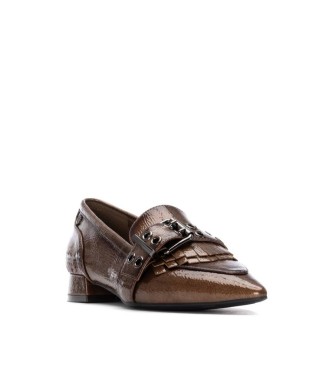 Carmela Leren schoenen 162558 bruin