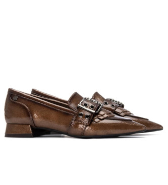 Carmela Leren schoenen 162558 bruin
