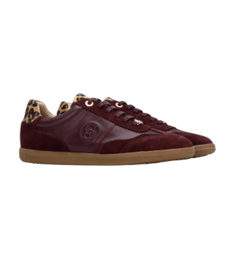 Carmela Zapatillas de Piel 162640 burdeos