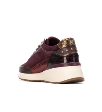 Carmela Sneakers i lder 162652 bordeaux