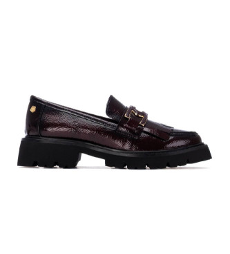 Carmela Leather Shoes 162698 burgundy