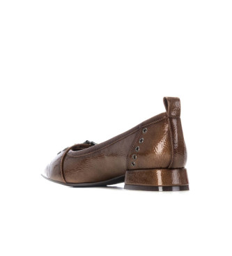 Carmela Lederen schoenen 162709 bruin