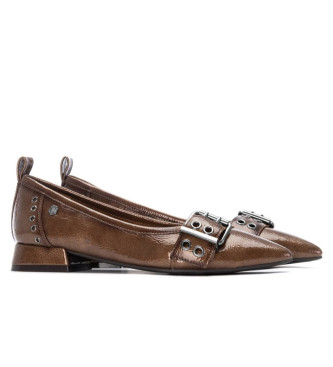 Carmela Lederen schoenen 162709 bruin