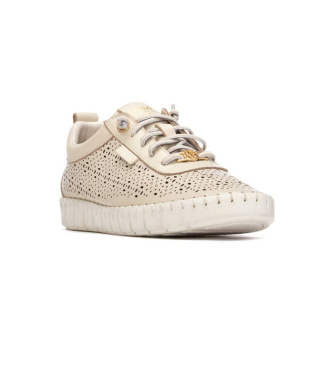 Carmela Leather Sneakers 163099 beige