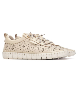 Carmela Leather Sneakers 163099 beige