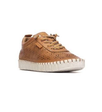 Carmela Leather Sneakers 163099 brown