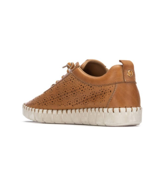Carmela Leather Sneakers 163099 brown