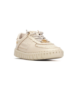 Carmela Leather Sneakers 163102 beige