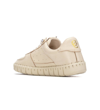Carmela Leather Sneakers 163102 beige