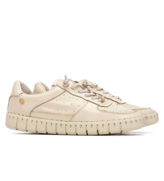 Carmela Leather Sneakers 163102 beige