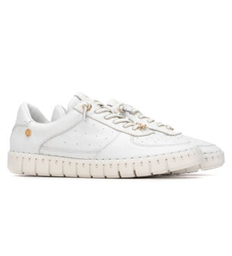 Carmela Leather Sneakers 163102 white