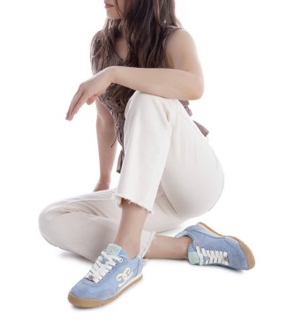 Carmela Leder Turnschuhe 163119 blau