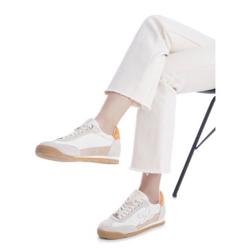 Carmela Sneakers i l�der 163119 beige