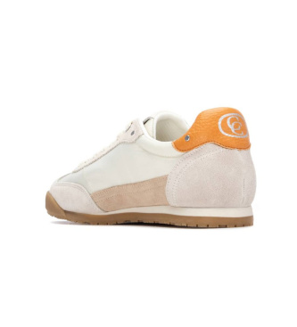 Carmela Sneakers i l�der 163119 beige
