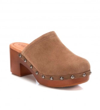 Carmela Brown leather shoes 160461 -Heel height 7cm