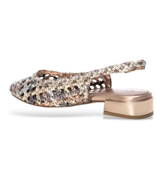 Carmela Sapatos de couro 162183 castanho