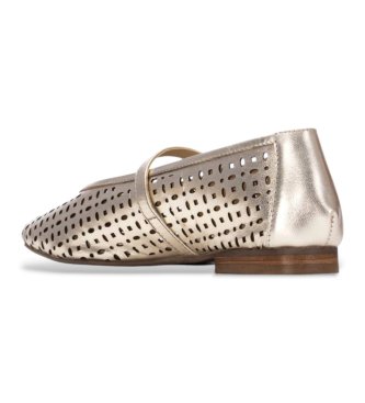 Carmela Sapatos de couro 163048 dourados