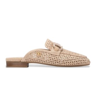 Carmela Sapatos de couro 163138 bege