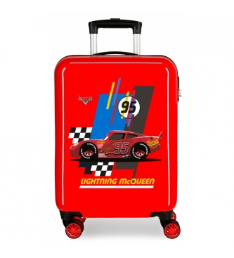 Joumma Bags Valigia cabina rigida Saetta McQueen rossa -38x50x20cm-