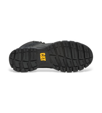 Caterpillar Botas de couro Threshold Hiker pretas