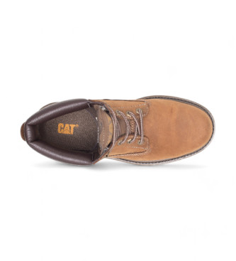 Caterpillar Colorado 2.0 botins em pele castanho-escuro