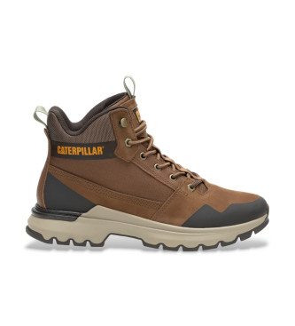 Caterpillar Stivali in pelle sneaker color marrone