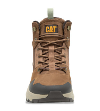 Caterpillar Skórzane buty Colorado Sneake brązowe