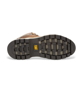 Caterpillar Skórzane buty Colorado Sneake brązowe