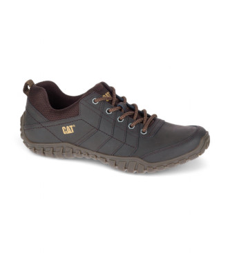 Caterpillar Zapatillas de Piel Instruct marrn