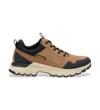 Caterpillar Zapatillas de piel Colorado marrn