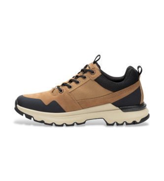 Caterpillar Baskets en cuir Colorado marron