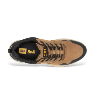 Caterpillar Sneaker Colorado in pelle marrone