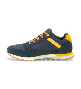 Caterpillar Navy Ventura lder-sneakers