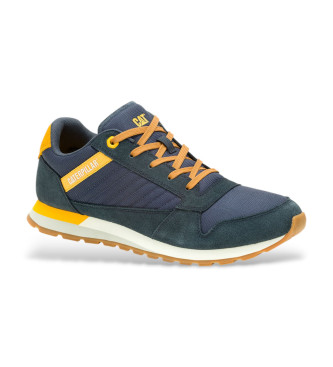 Caterpillar Navy Ventura lder-sneakers