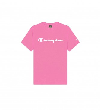 Champion Rosa Baumwoll-T-Shirt