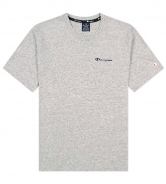 Champion Camiseta Small Script Logo gris