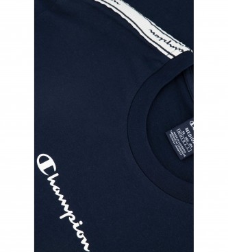Champion Camiseta Side Tape Script Logo marino