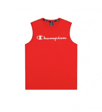 Champion T-shirt Tank Script Logo rouge