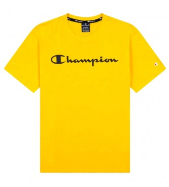 Champion T-shirt gialla con logo