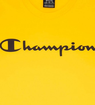 Champion T-shirt gialla con logo
