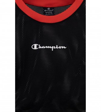 Champion T-shirt de basquetebol de tanque preta