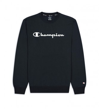 Champion Felpa con cappuccio stampa logo blu navy