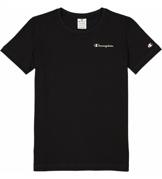 Champion T-shirt com o logótipo Script pequeno preta 