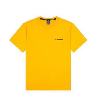 Champion T-shirt imprimé logo Script jaune