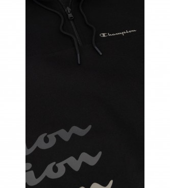 Champion Sweat-shirt en polaire avec logo assorti noir