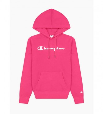 Champion Big Logo Script sweatshirt pink