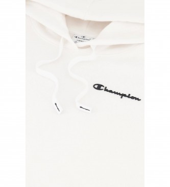 Champion Sweatshirt Velo acolchoado logotipo branco